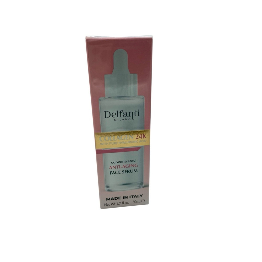 Delfanti Milano Collagen 24K Anti-Aging Face Serum with Hyaluronic Acid 1.7oz